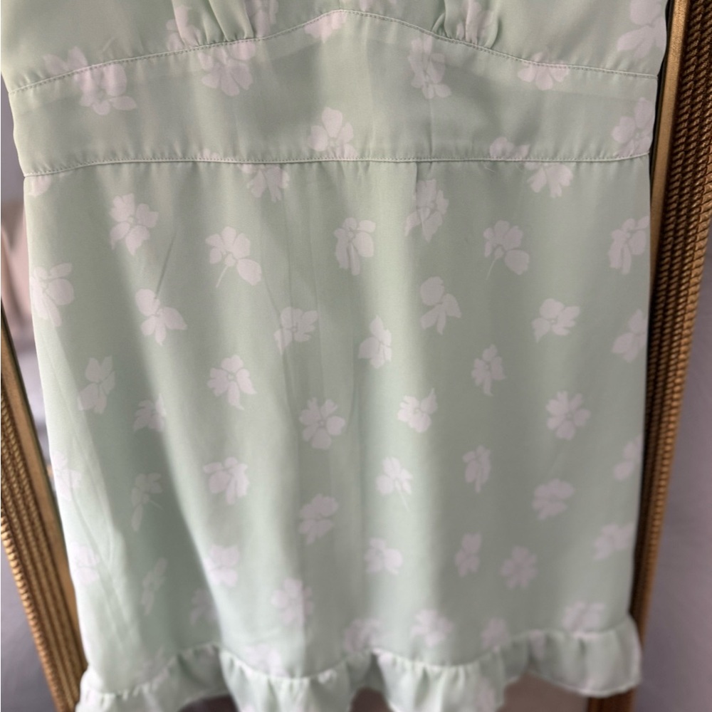Abercrombie & Fitch Mint Smocked Dress - Picture 8 of 14